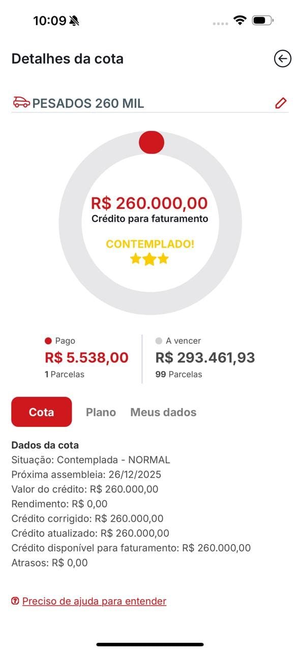 Cota de 260 mil